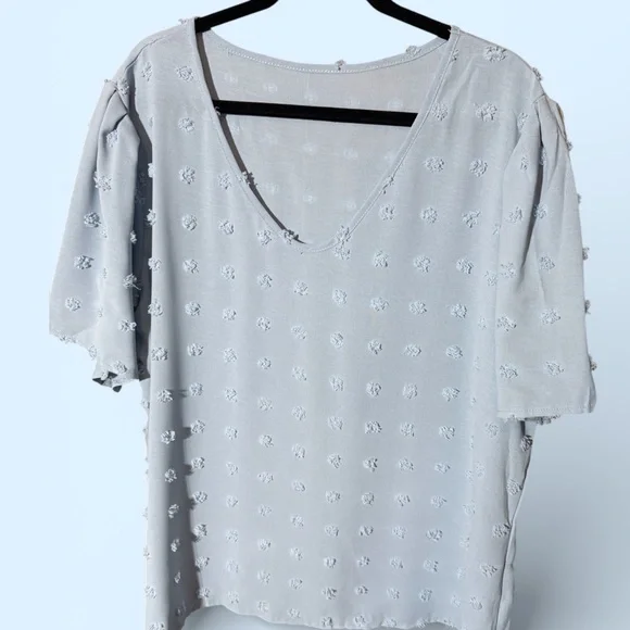 Elegant Powder Blue Women's Top - Picture 1 of 3